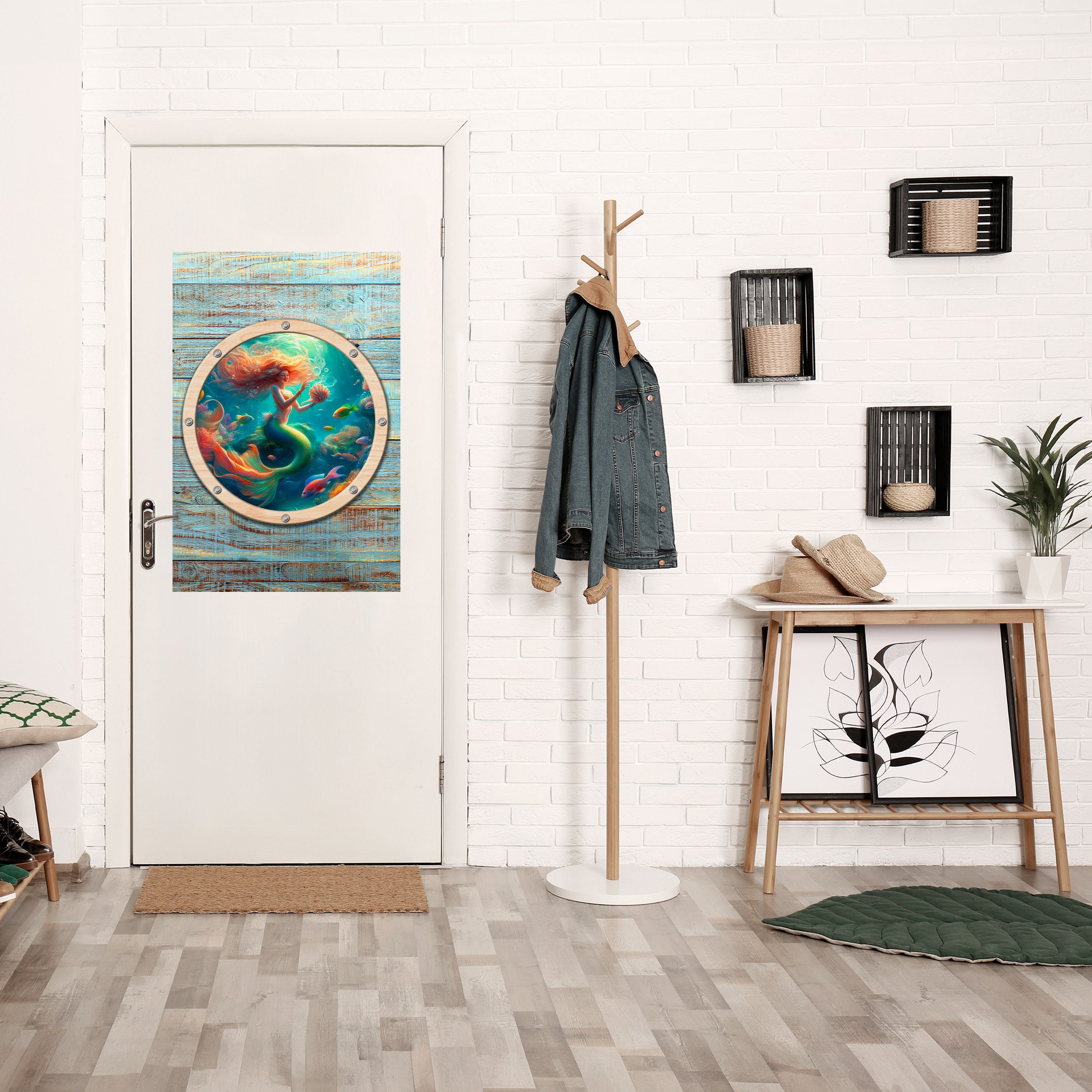 Affiche verticale autocollante « SIRÈNES DE SIRÈNE »