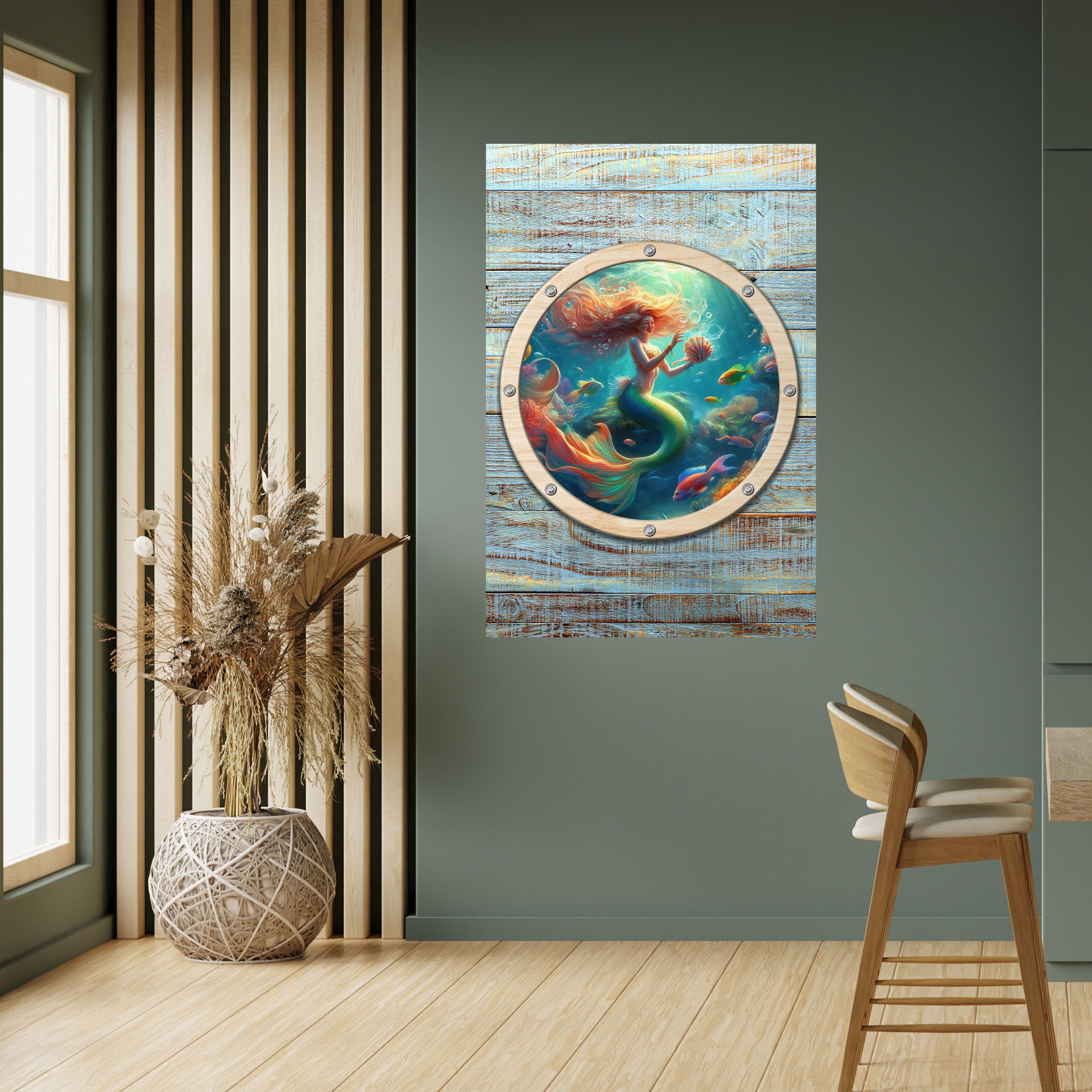 Affiche verticale autocollante « SIRÈNES DE SIRÈNE »