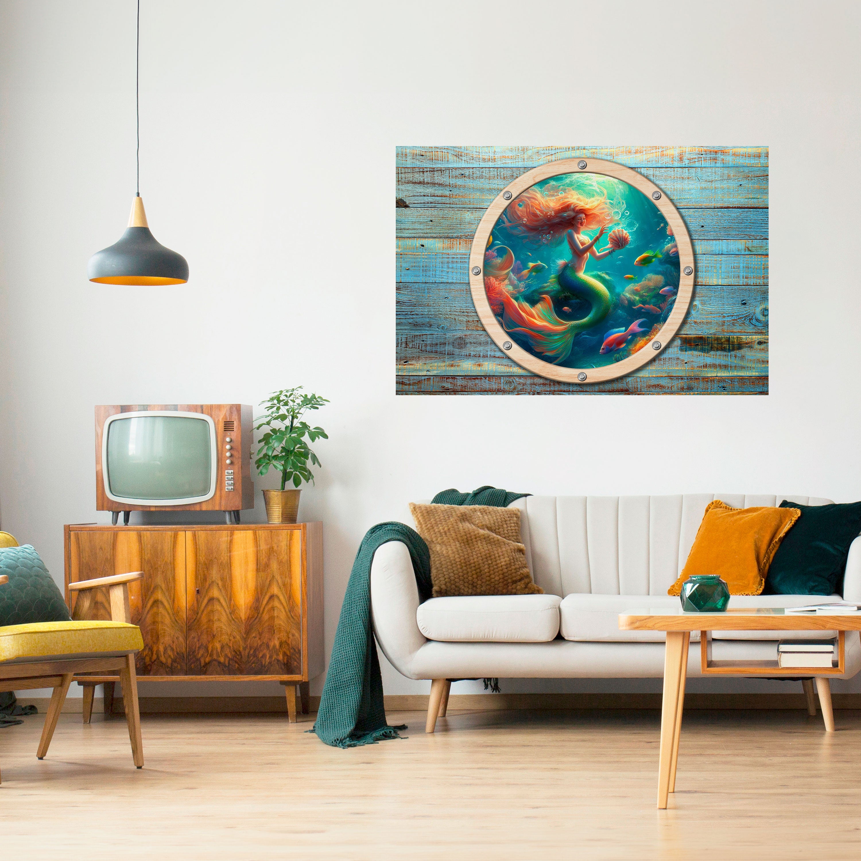 Affiche horizontale autocollante MERMAID DREAMS