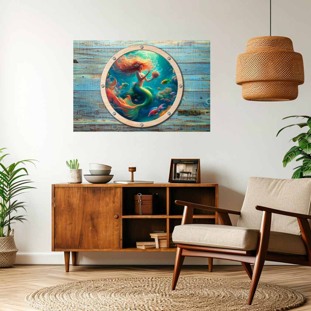 Affiche horizontale autocollante MERMAID DREAMS