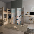 LOVELY DREAMS 4-Panel Room Divider