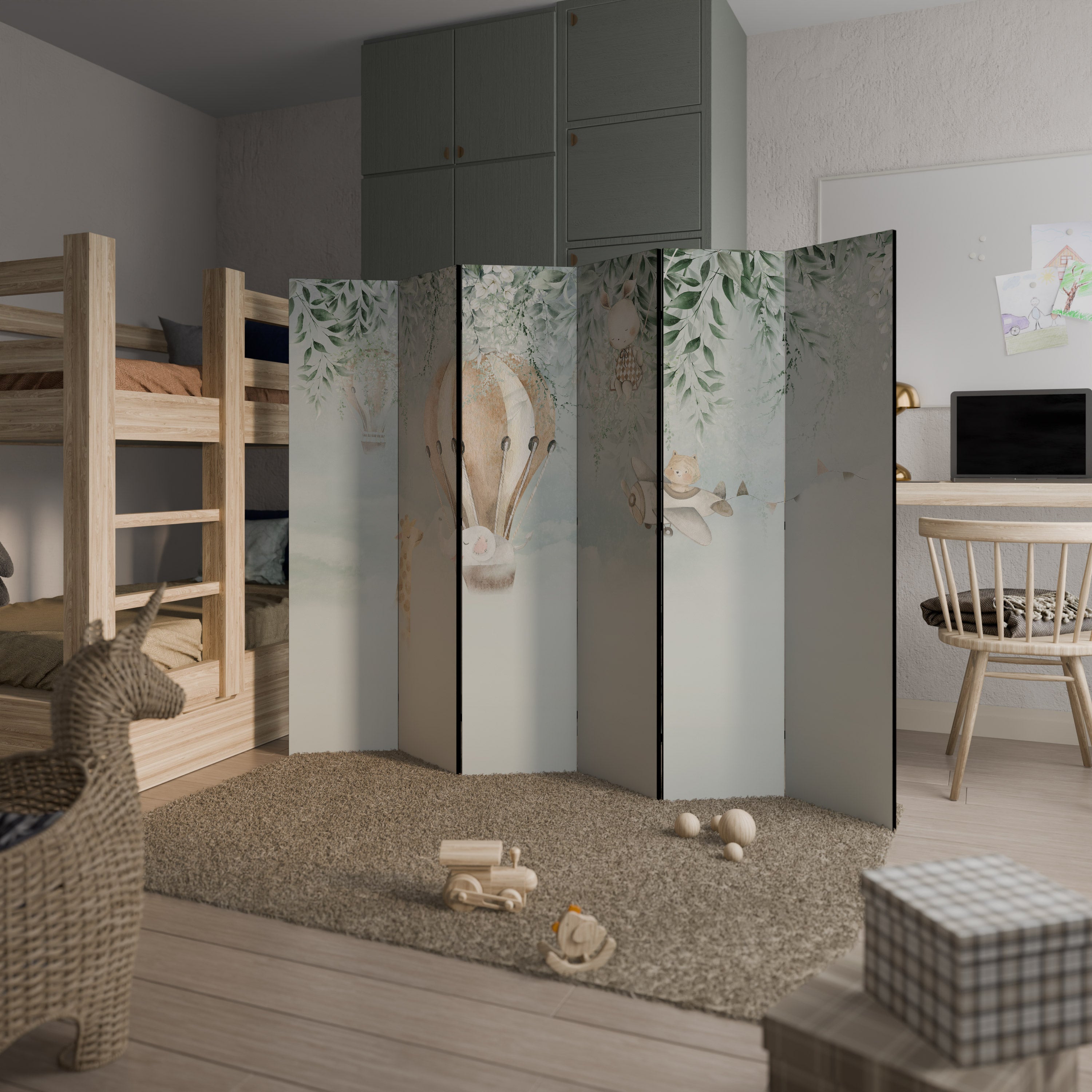 SWEET DREAMS Decorative 6-Panel Room Divider