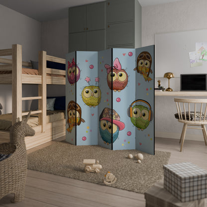 OWLY SQUAD 5-Panel Room Divider
