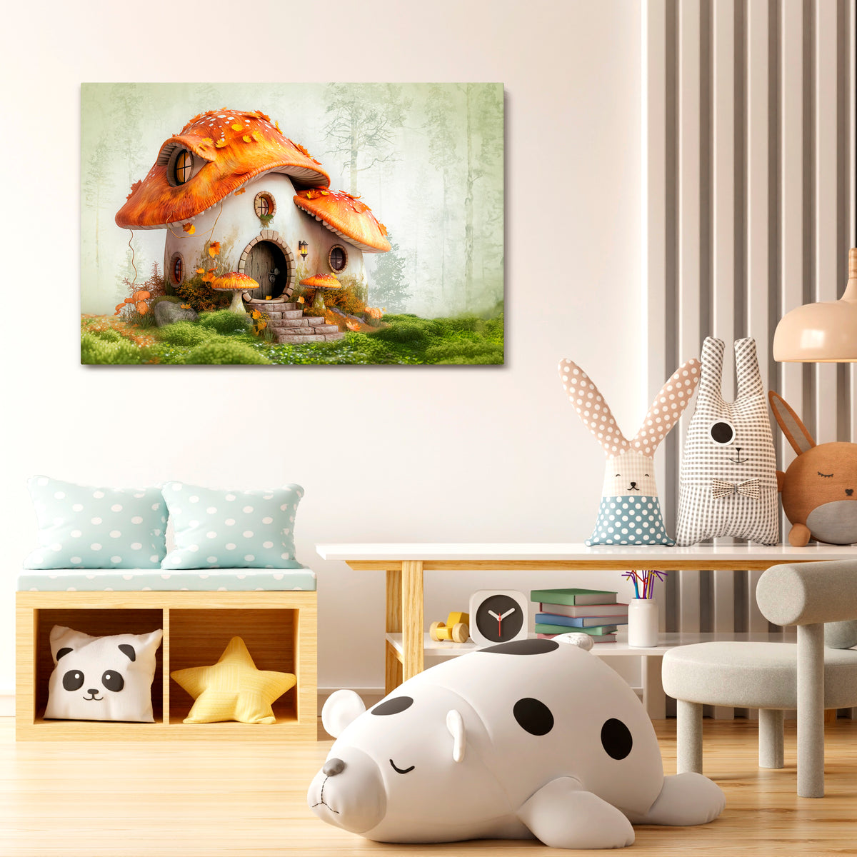 MYSTIC TOADSTOOL Horizontal Canvas Print