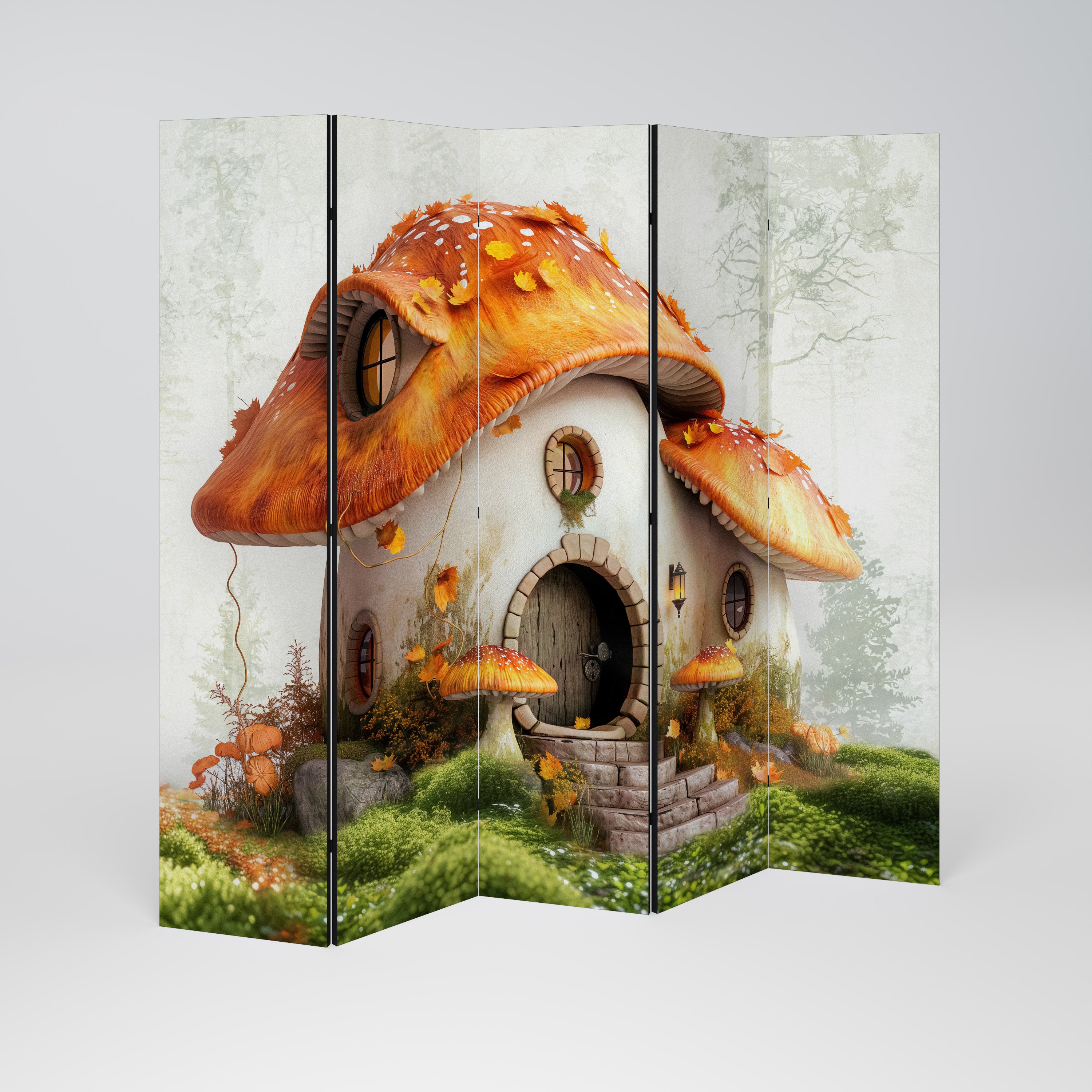 MYSTIC TOADSTOOL 5-Panel Room Divider