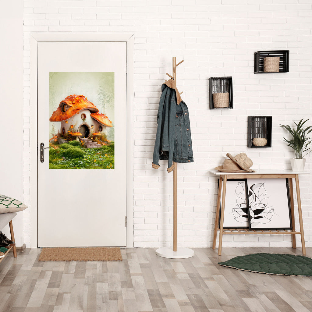 Affiche verticale autocollante « Champignon mystique »