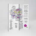 POLAND INFO 4-Panel Room Divider