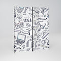 SCHOOL STUFF 4-Panel Room Divider