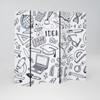 SCHOOL STUFF 5-Panel Room Divider