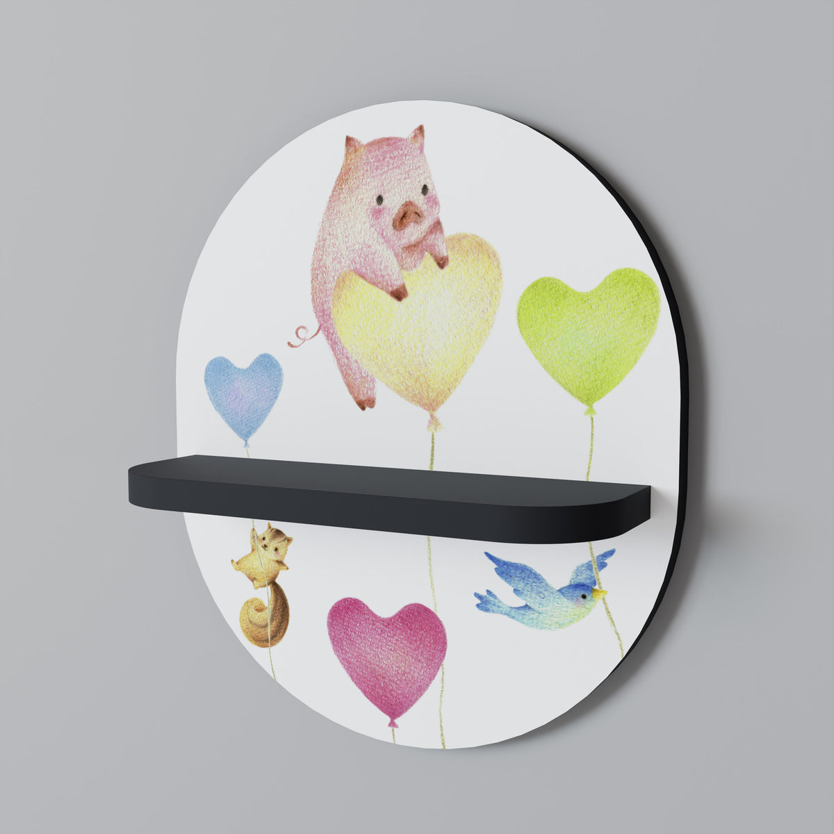 BALLOON FRIENDS Art Shelf