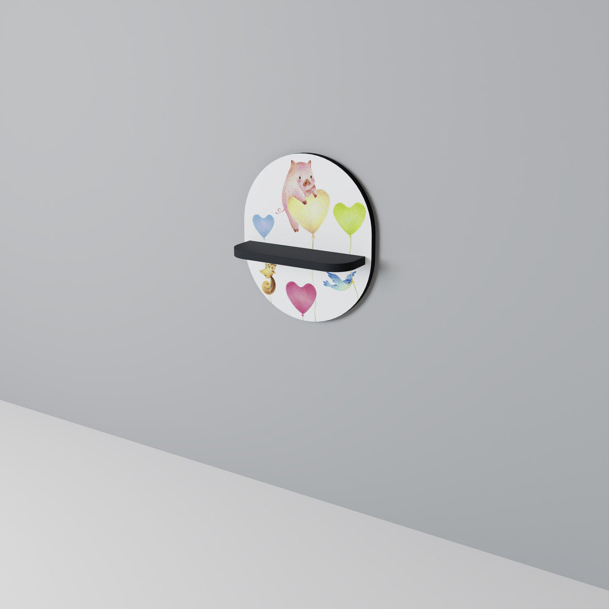 BALLOON FRIENDS Art Shelf