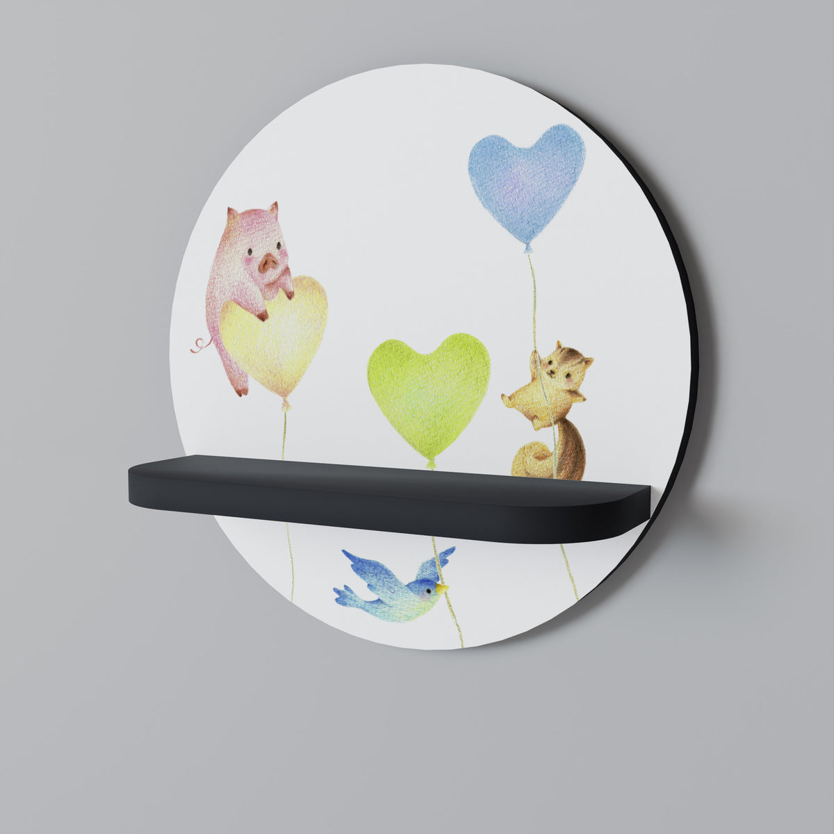 BALLOON FRIENDS Art Shelf