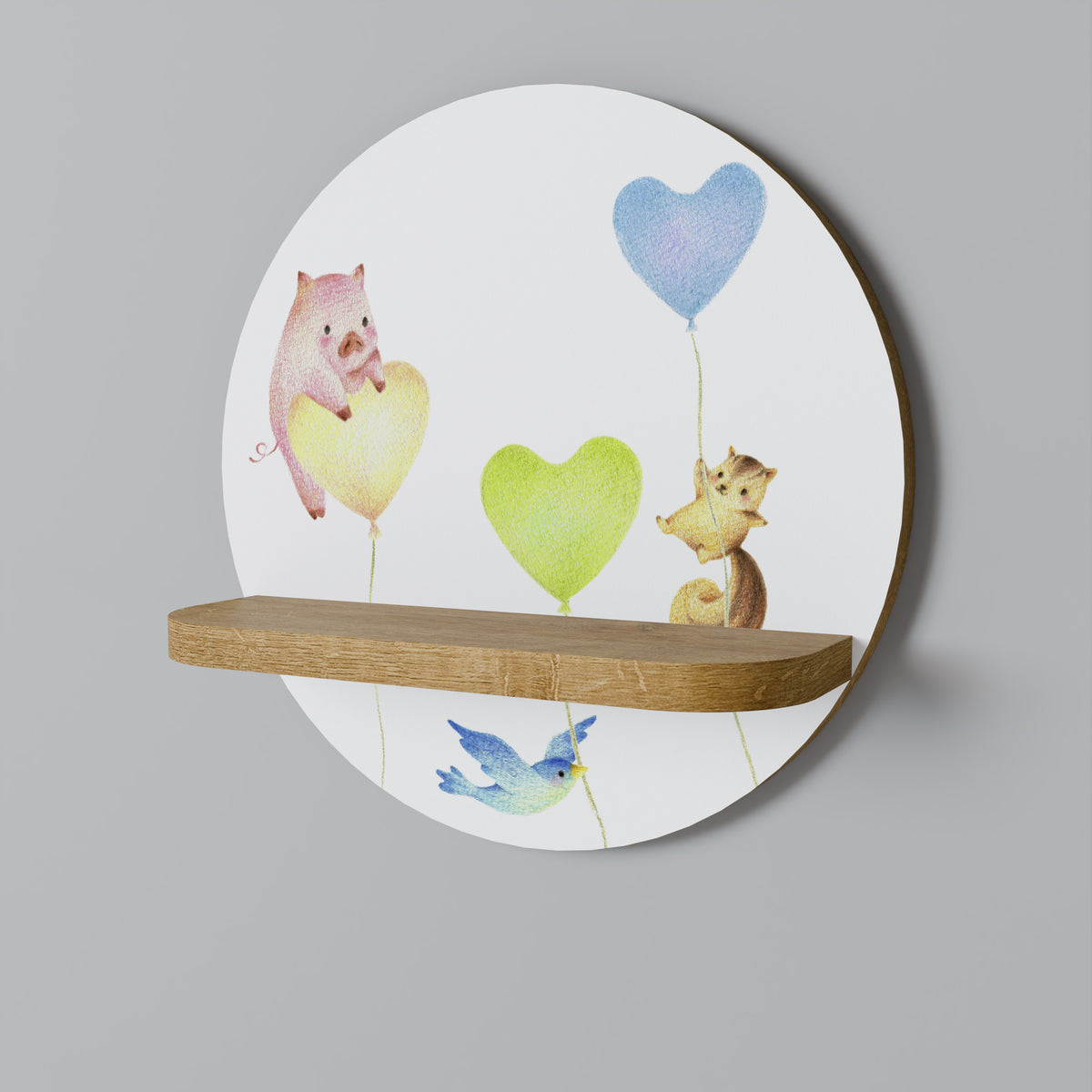 BALLOON FRIENDS Art Shelf