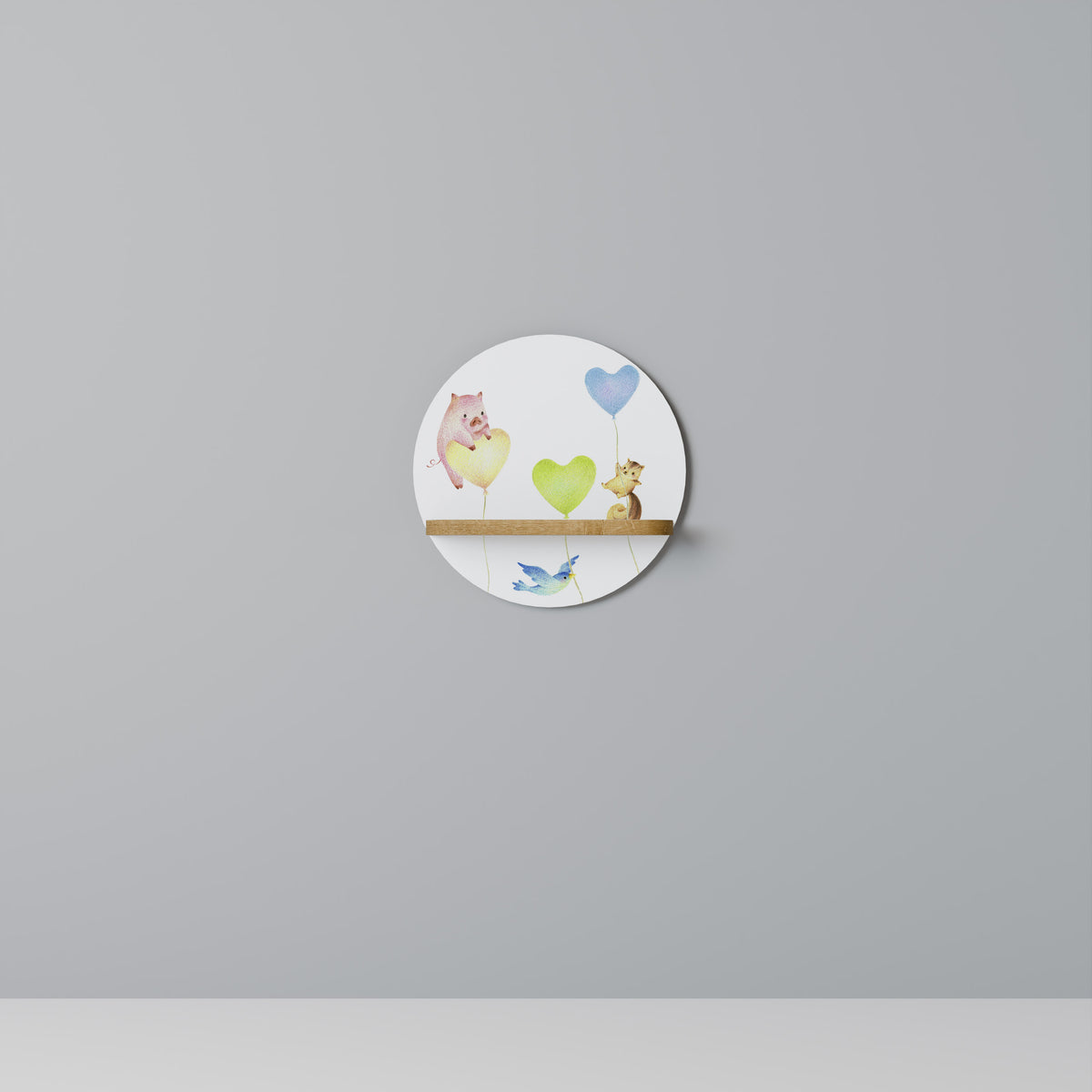 BALLOON FRIENDS Art Shelf