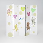 BALLOON FRIENDS 5-Panel Room Divider
