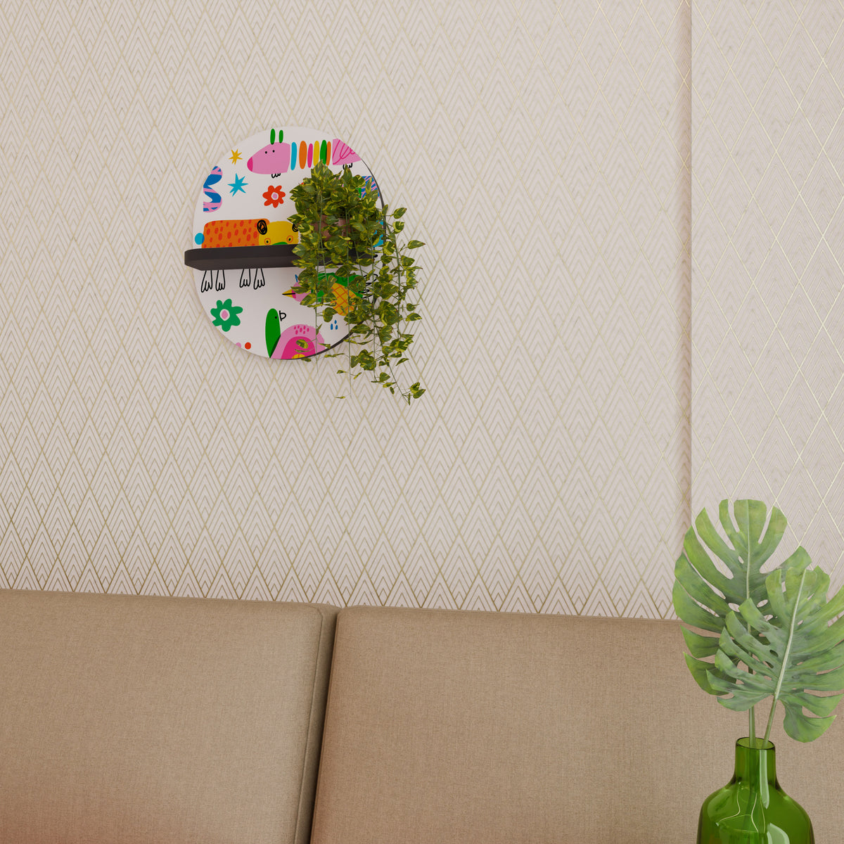 POWER OF IMAGINATION Art Shelf