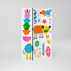 POWER OF IMAGINATION 3-Panel Room Divider