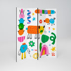 POWER OF IMAGINATION 4-Panel Room Divider
