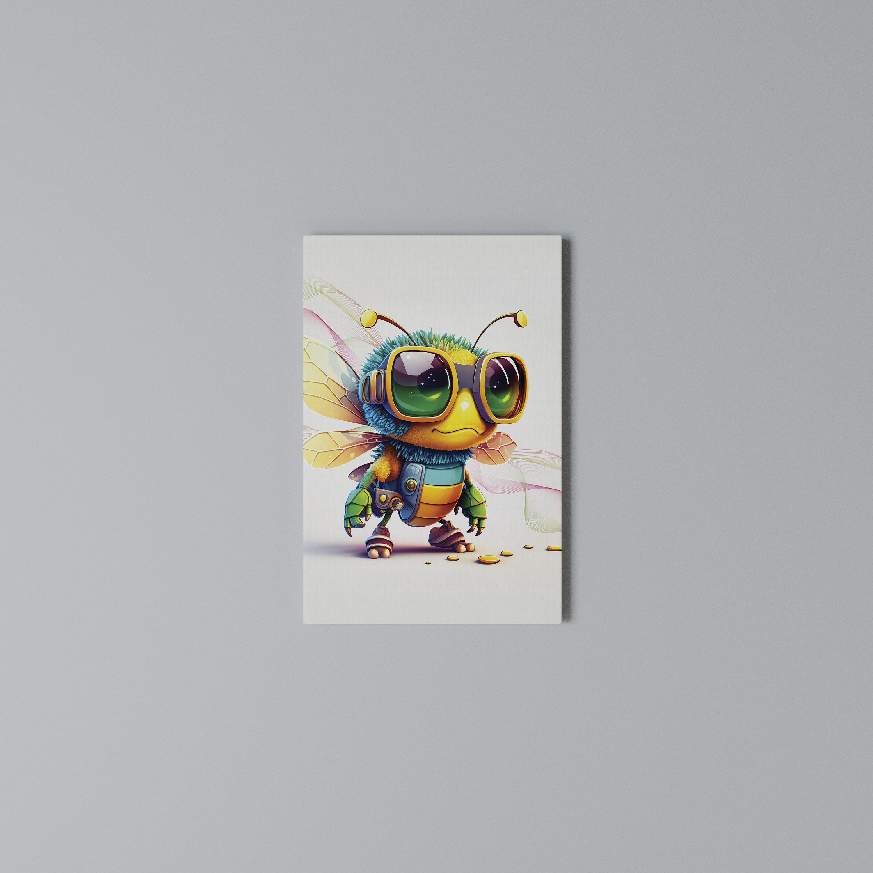 BUZZ BUDDY Vertical Canvas Print