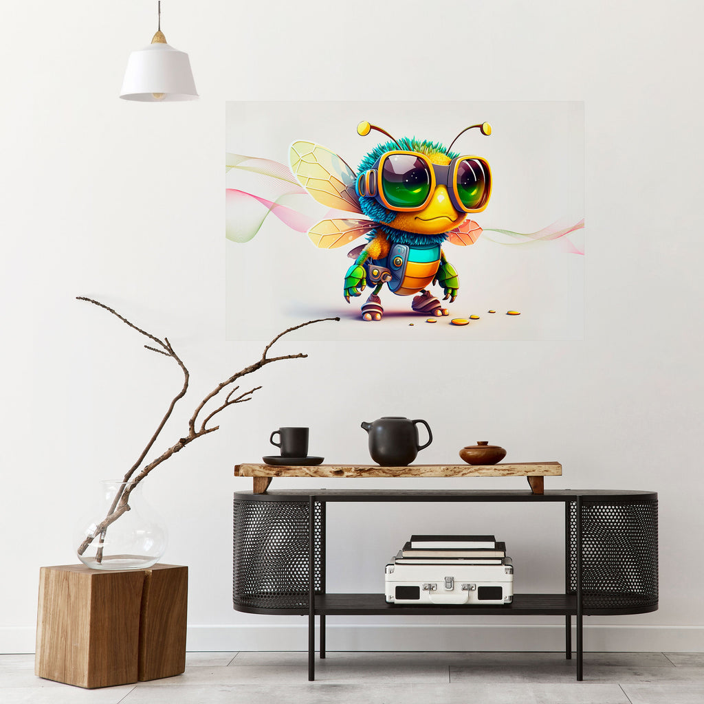 Affiche horizontale autocollante BUZZ BUDDY