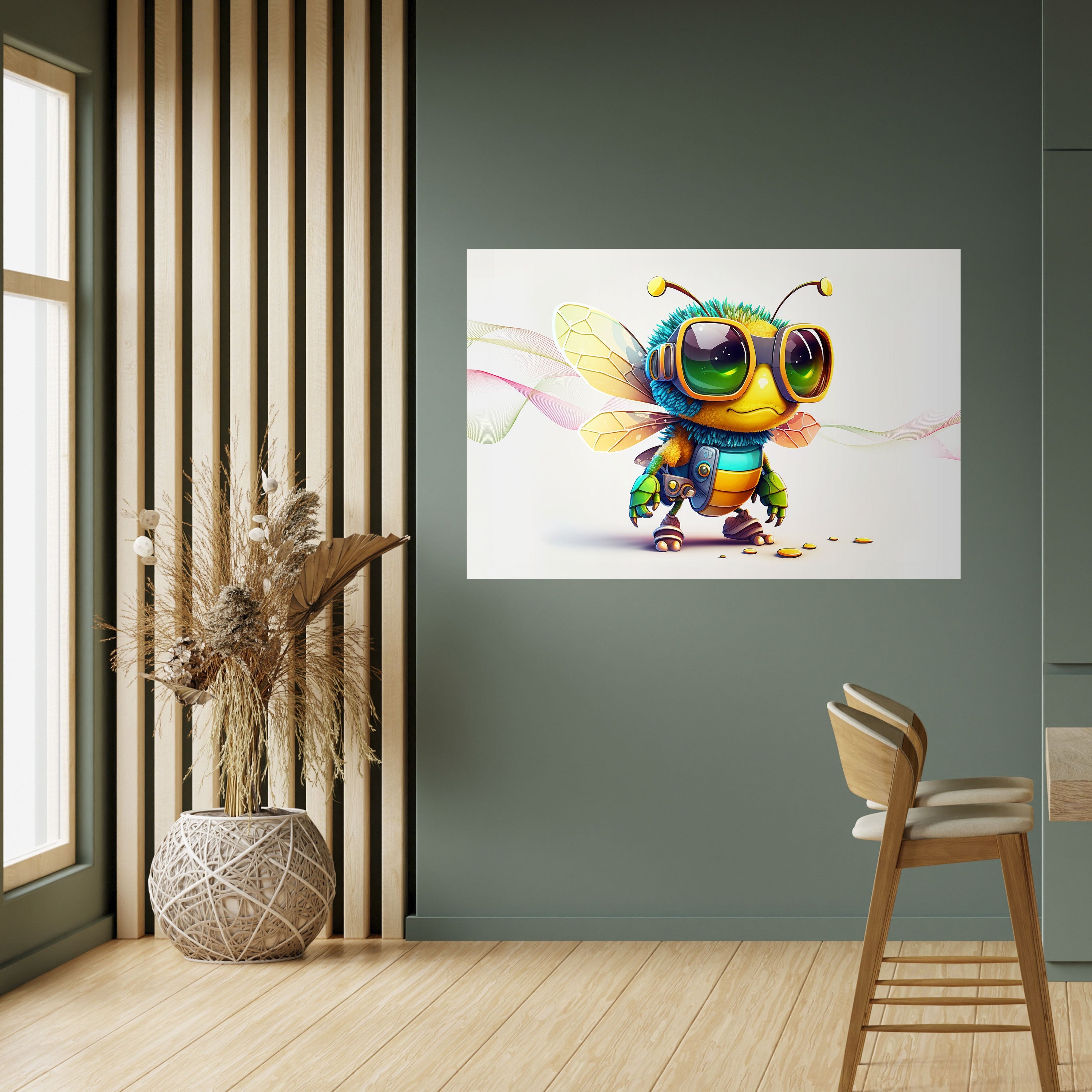 Affiche horizontale autocollante BUZZ BUDDY