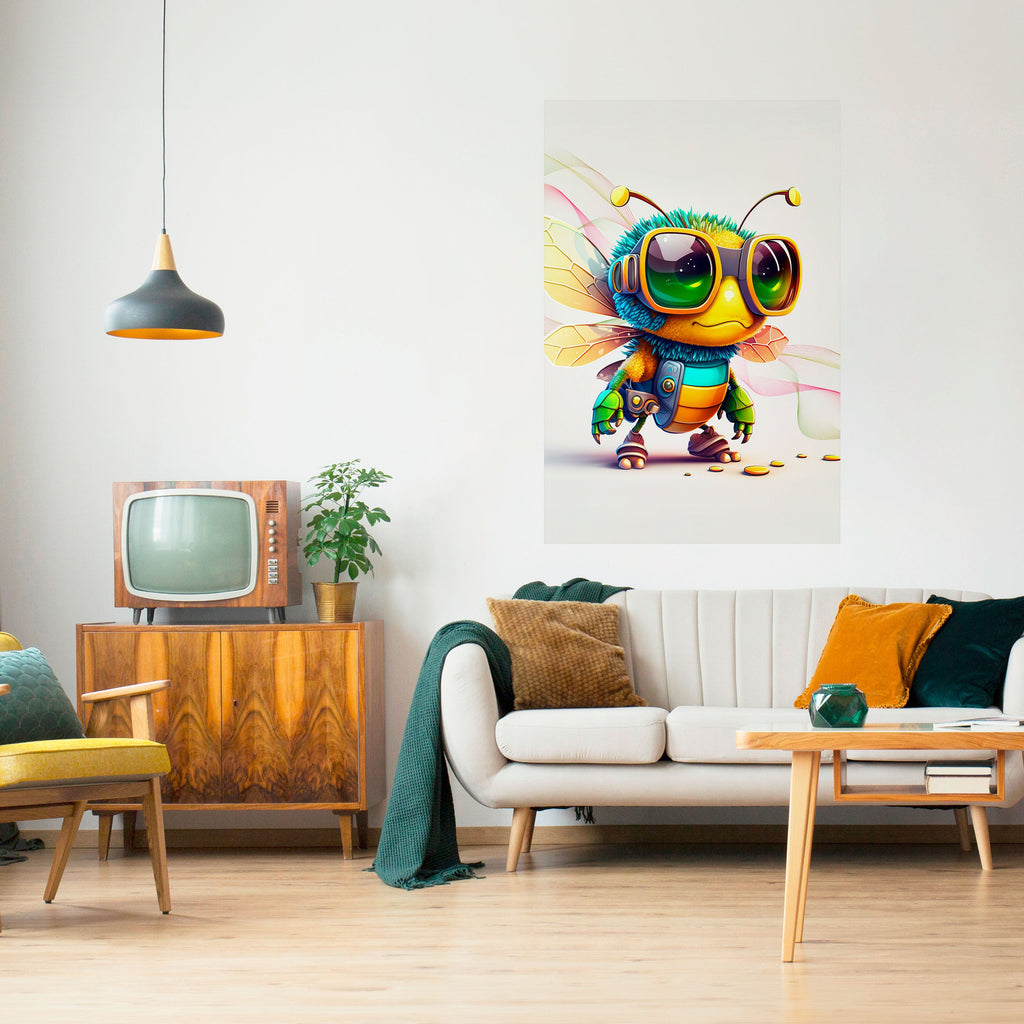 Affiche verticale autocollante BUZZ BUDDY