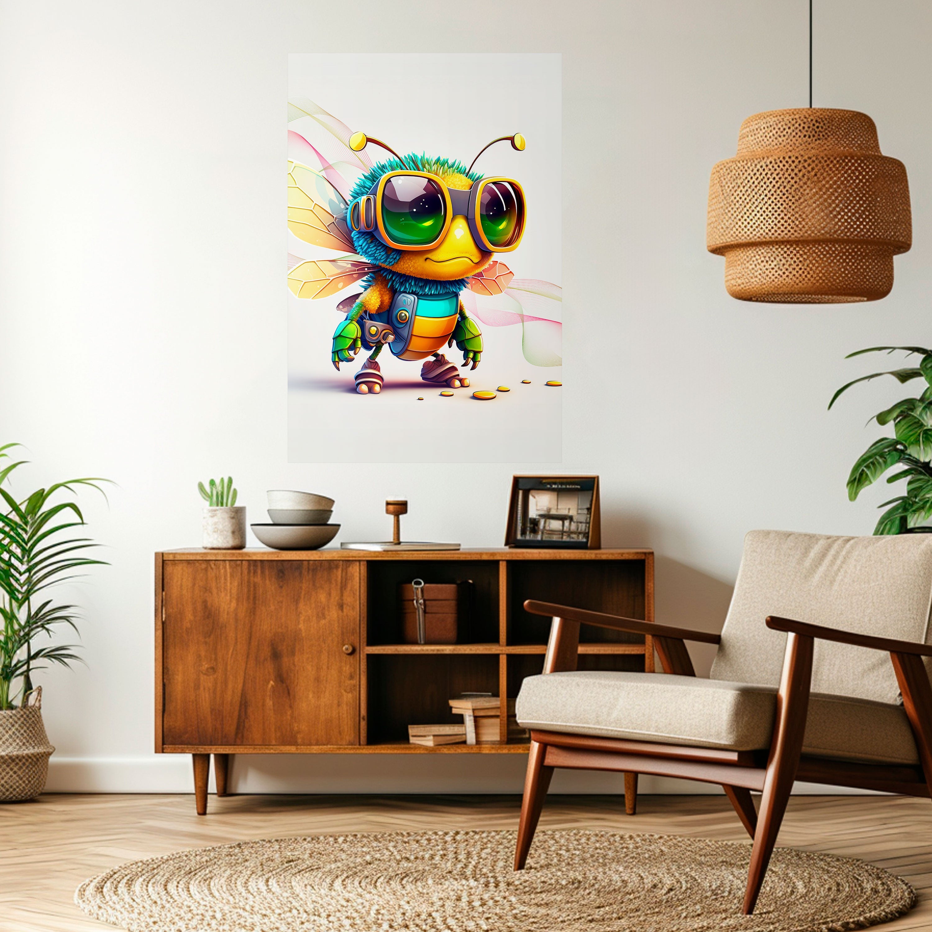 Affiche verticale autocollante BUZZ BUDDY
