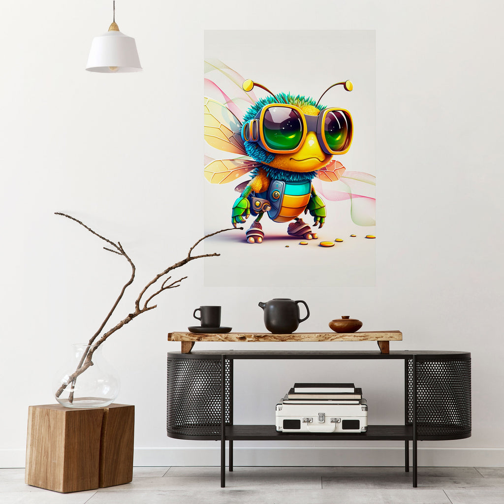 Affiche verticale autocollante BUZZ BUDDY