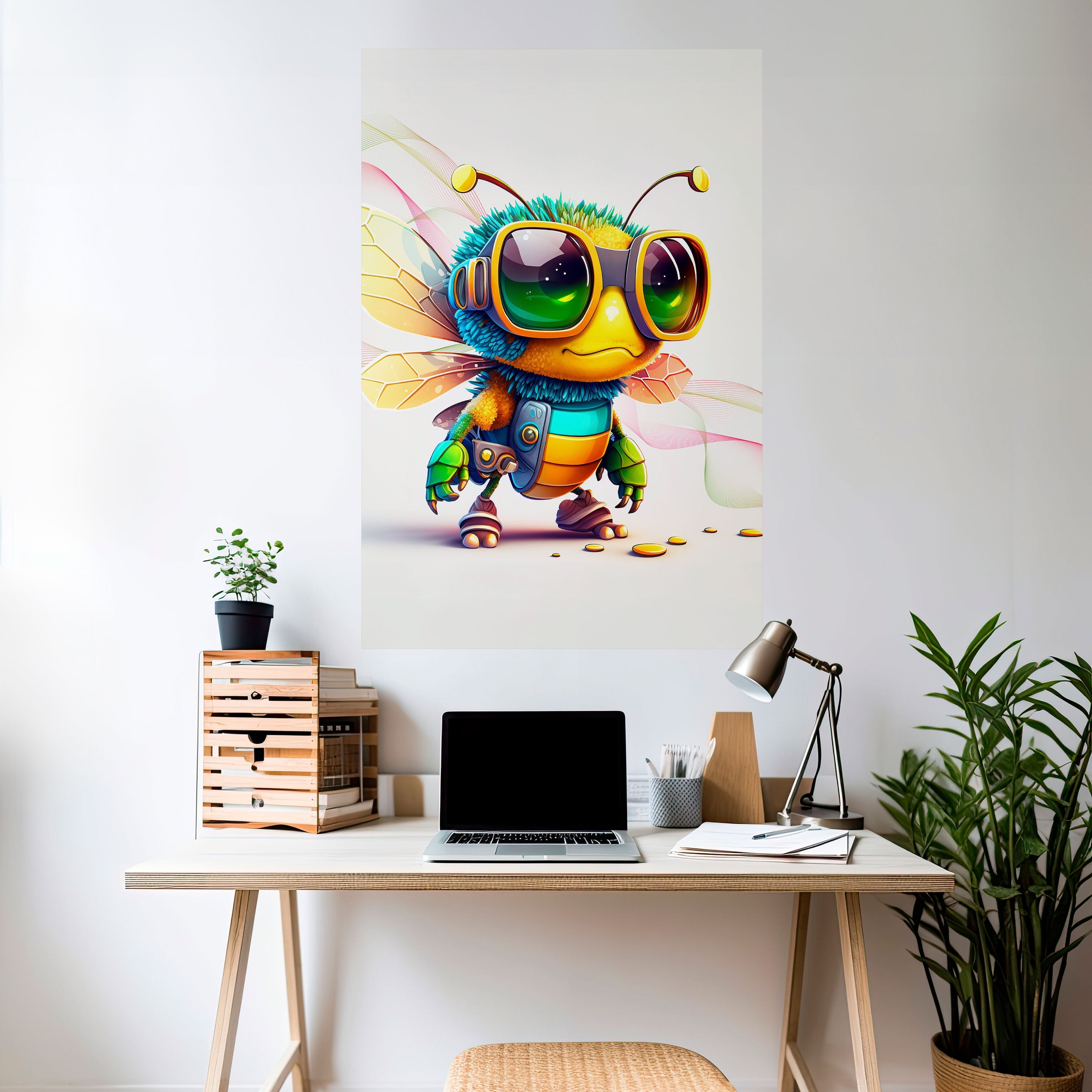 Affiche verticale autocollante BUZZ BUDDY