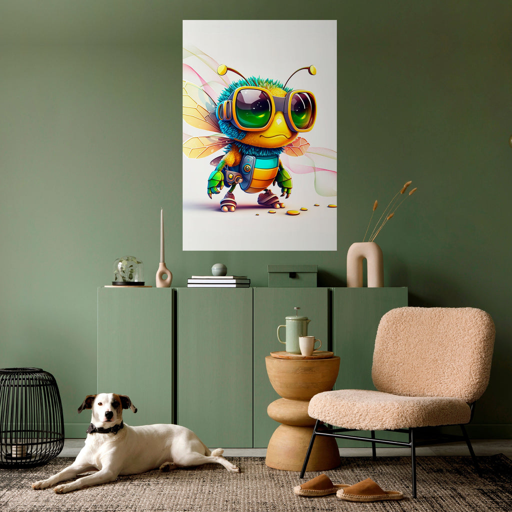 Affiche verticale autocollante BUZZ BUDDY