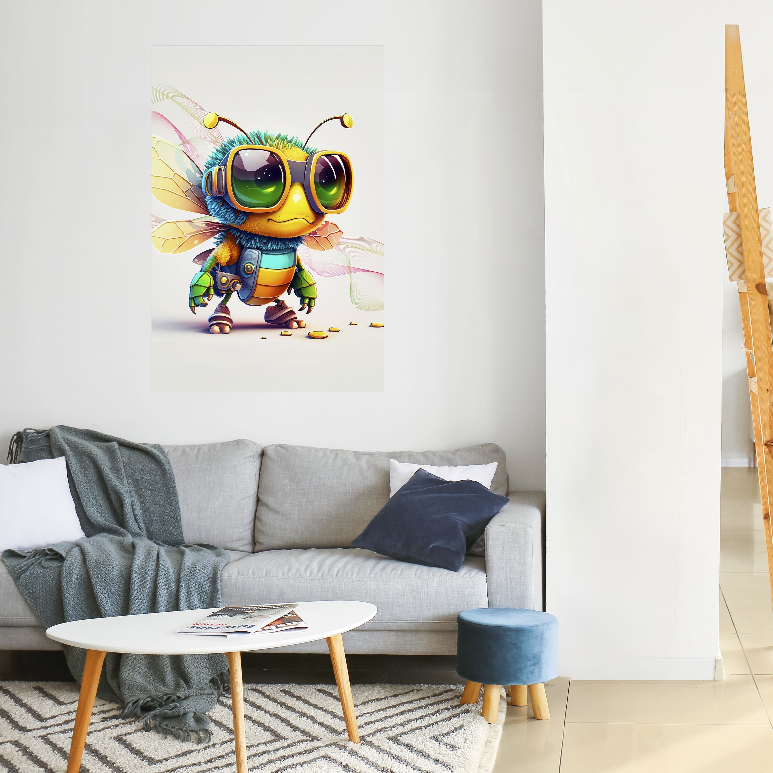Affiche verticale autocollante BUZZ BUDDY