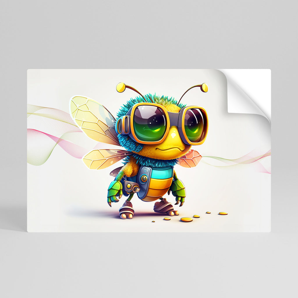 Affiche horizontale autocollante BUZZ BUDDY
