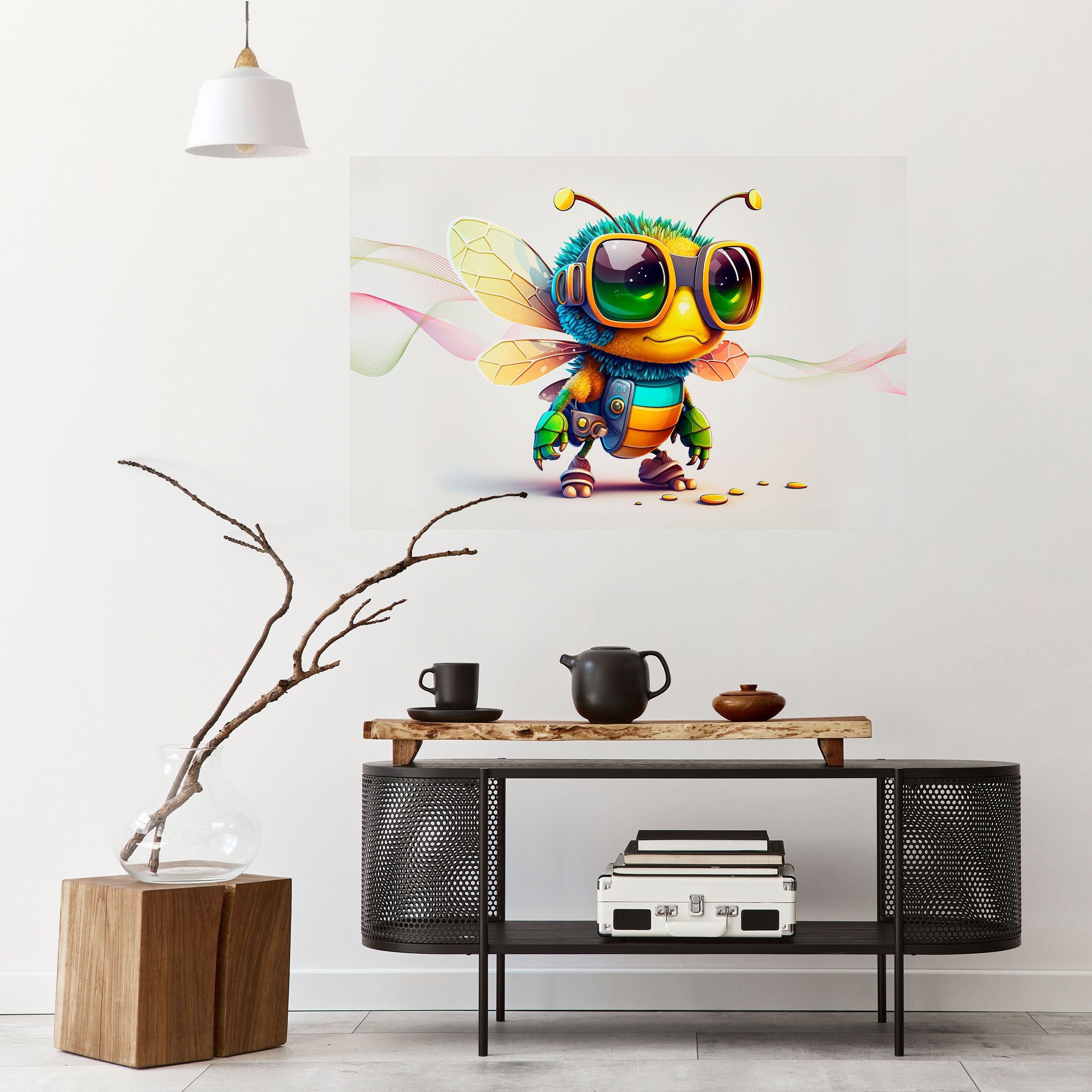 Affiche horizontale autocollante BUZZ BUDDY