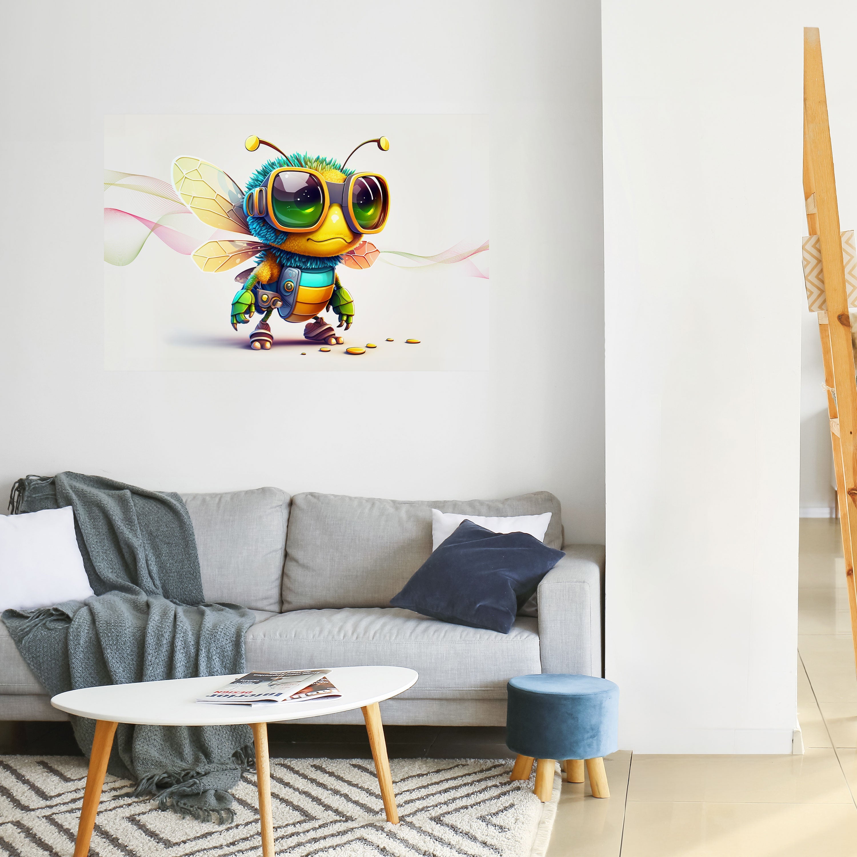 Affiche horizontale autocollante BUZZ BUDDY