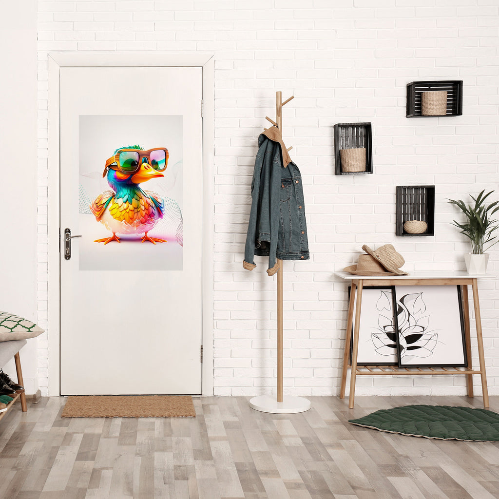 Affiche verticale autocollante QUACKY FUN