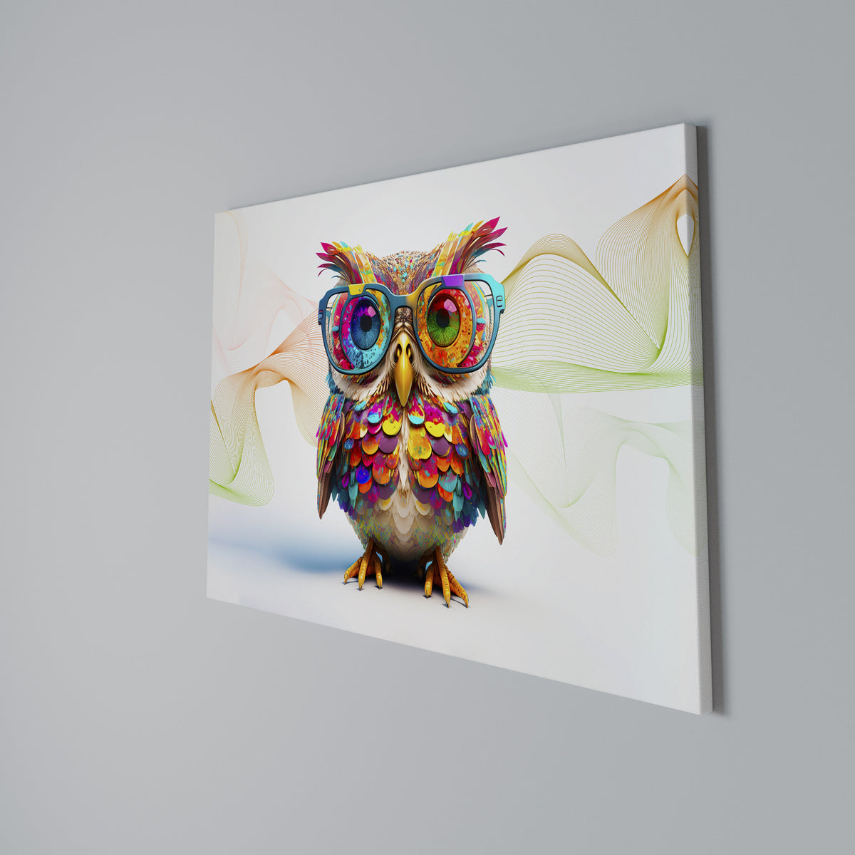 HOOT HOOT Horizontal Canvas Print