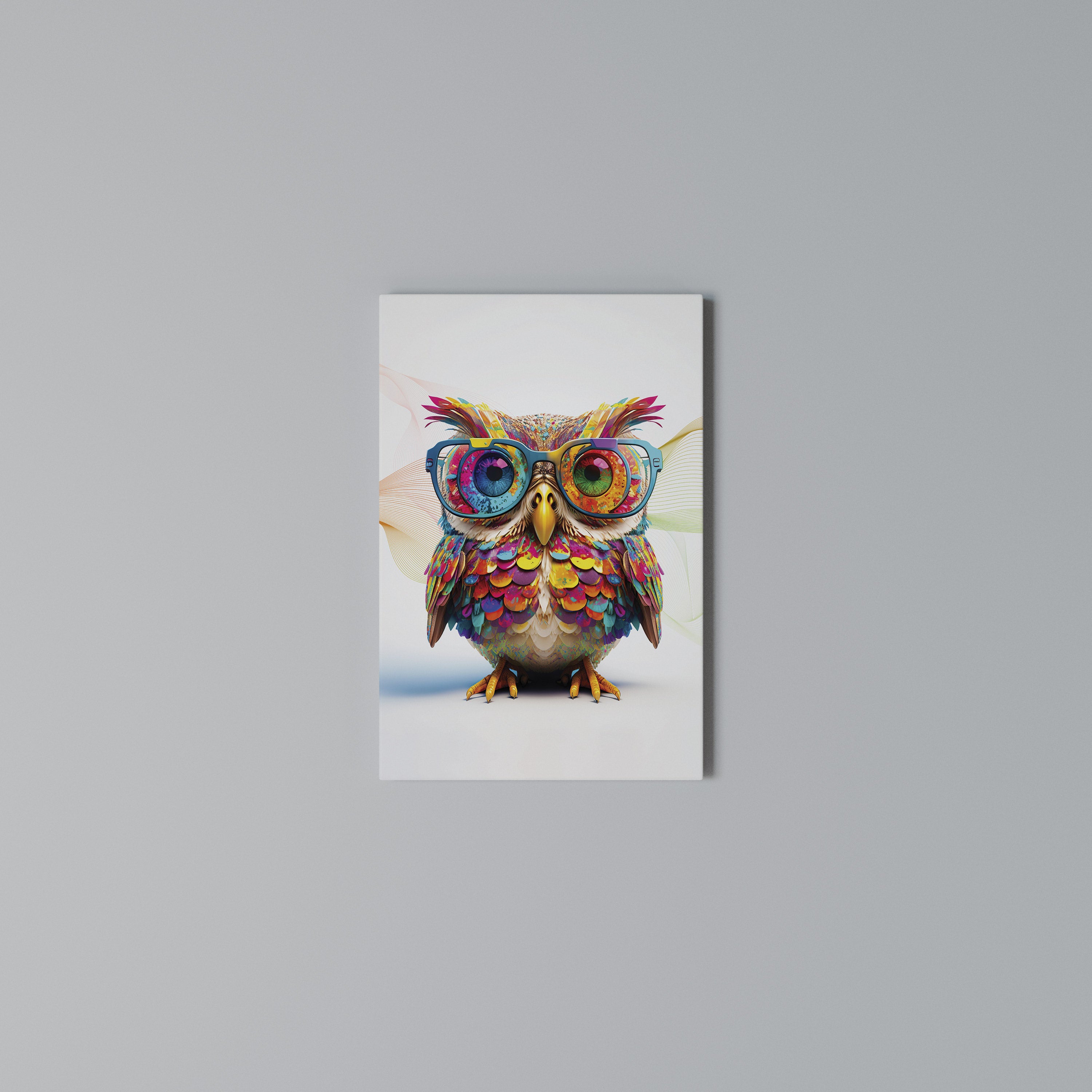 HOOT HOOT Vertical Canvas Print
