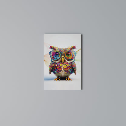 HOOT HOOT Vertical Canvas Print