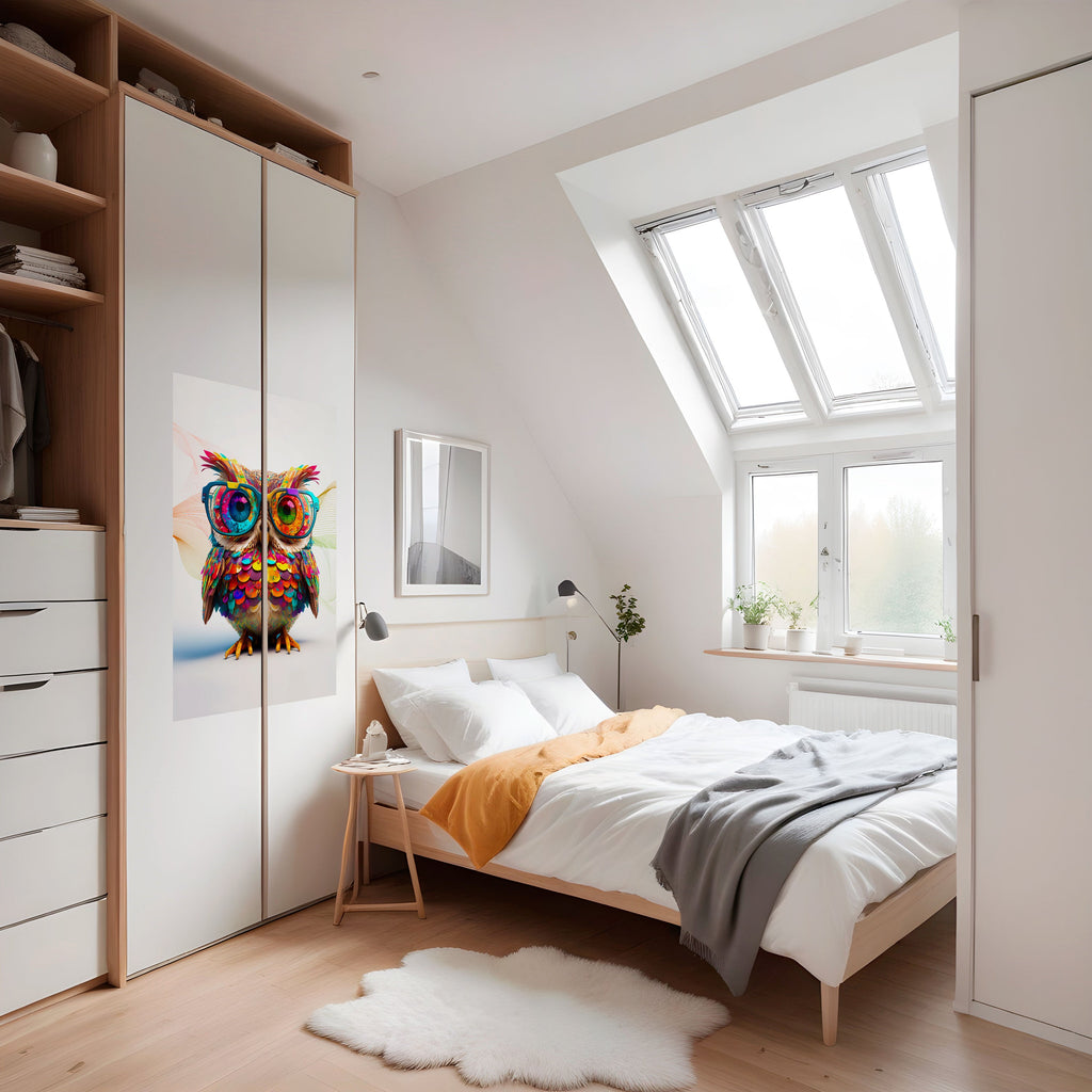 Affiche verticale autocollante HOOT HOOT