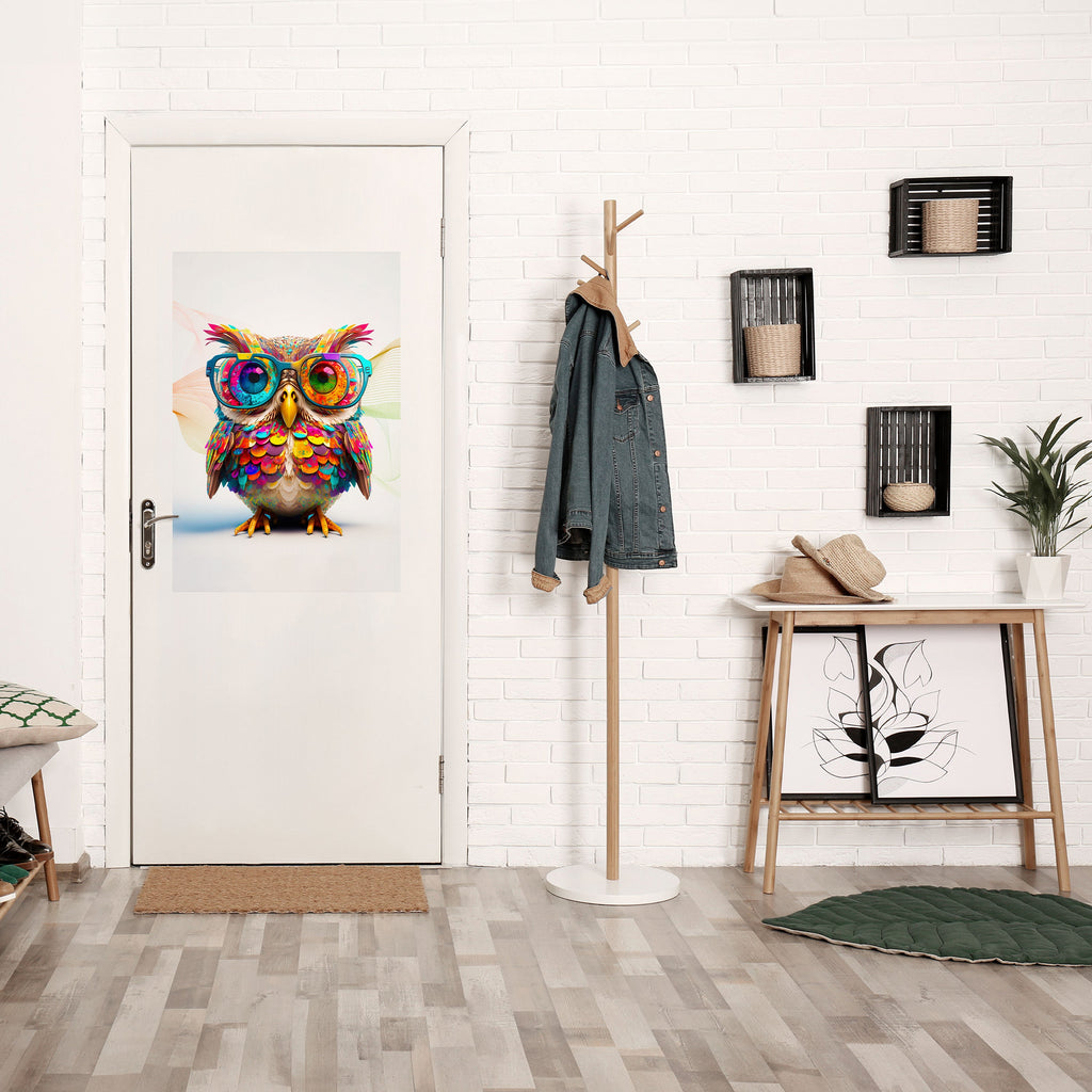 Affiche verticale autocollante HOOT HOOT