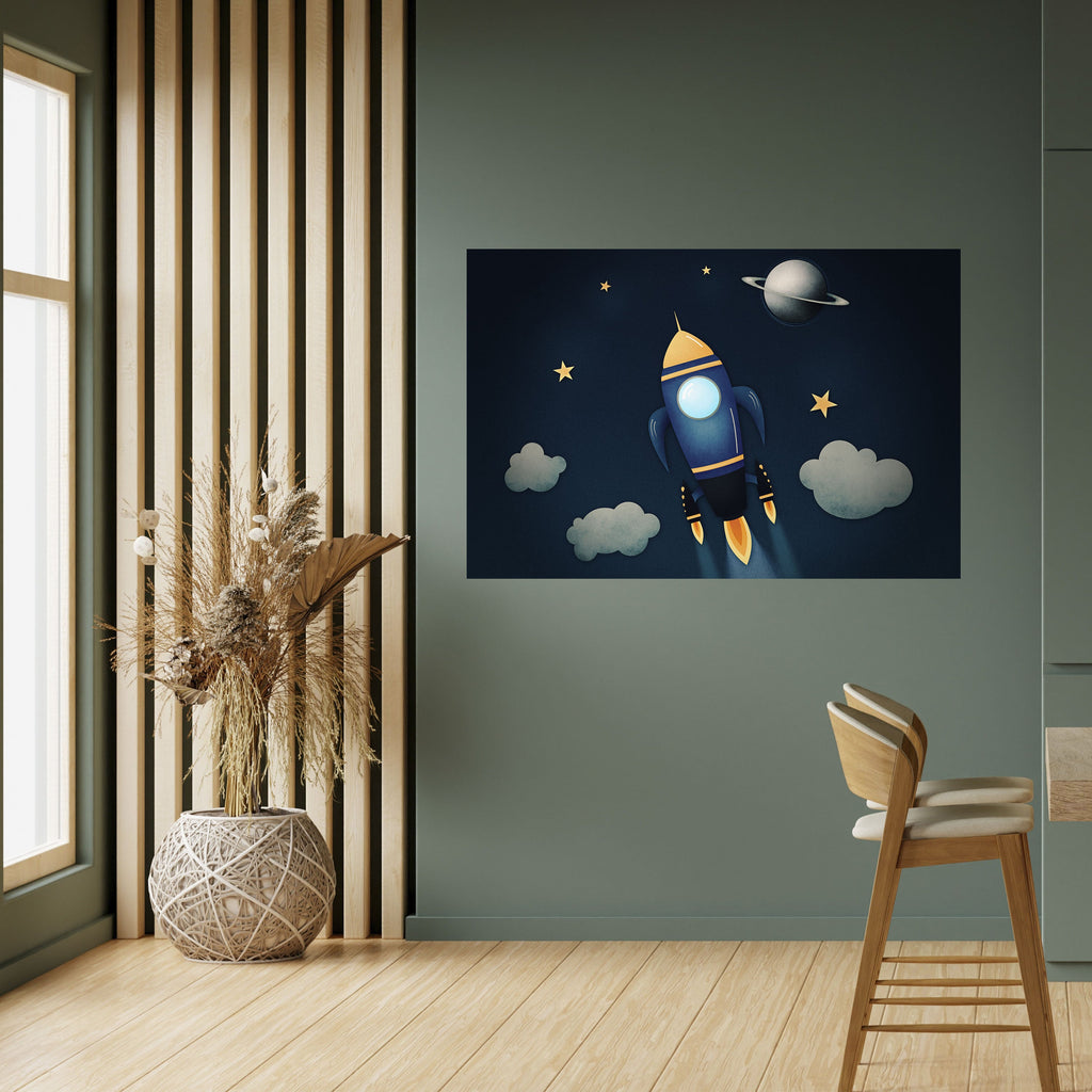 Affiche horizontale autocollante STELLAR SWING