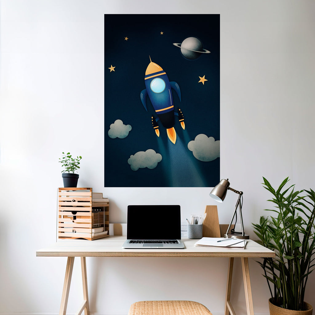 Affiche verticale autocollante STELLAR SWING