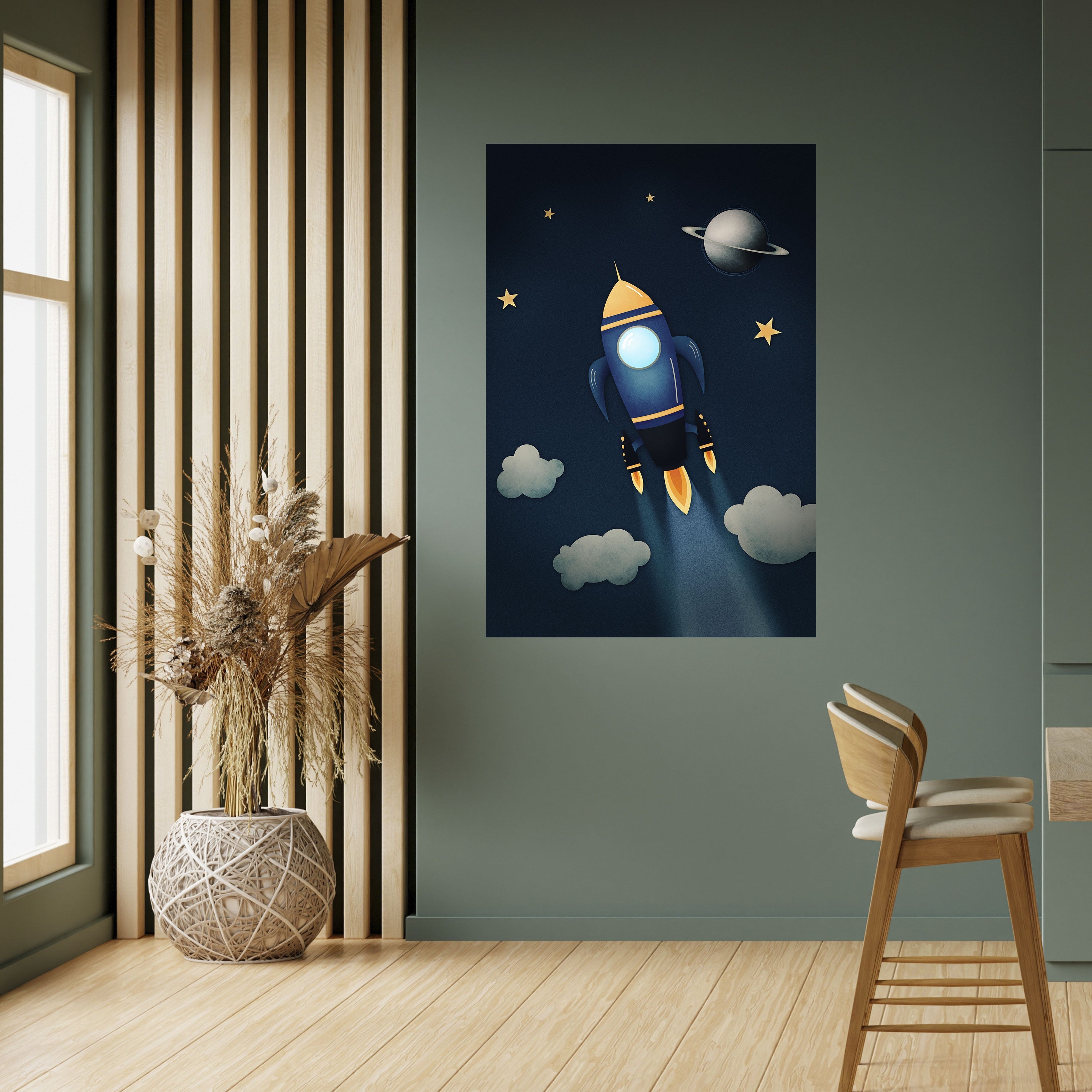 Affiche verticale autocollante STELLAR SWING