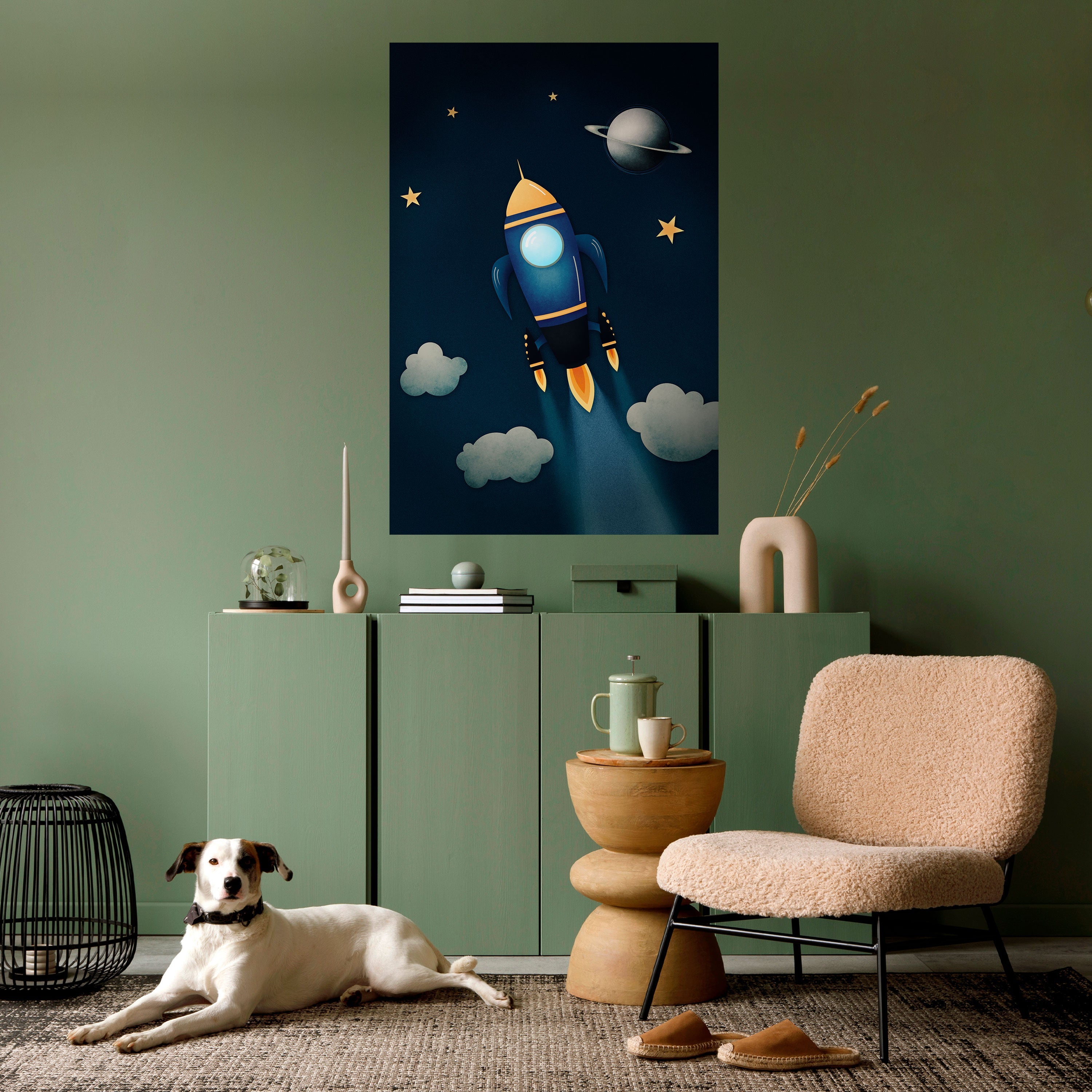 Affiche verticale autocollante STELLAR SWING