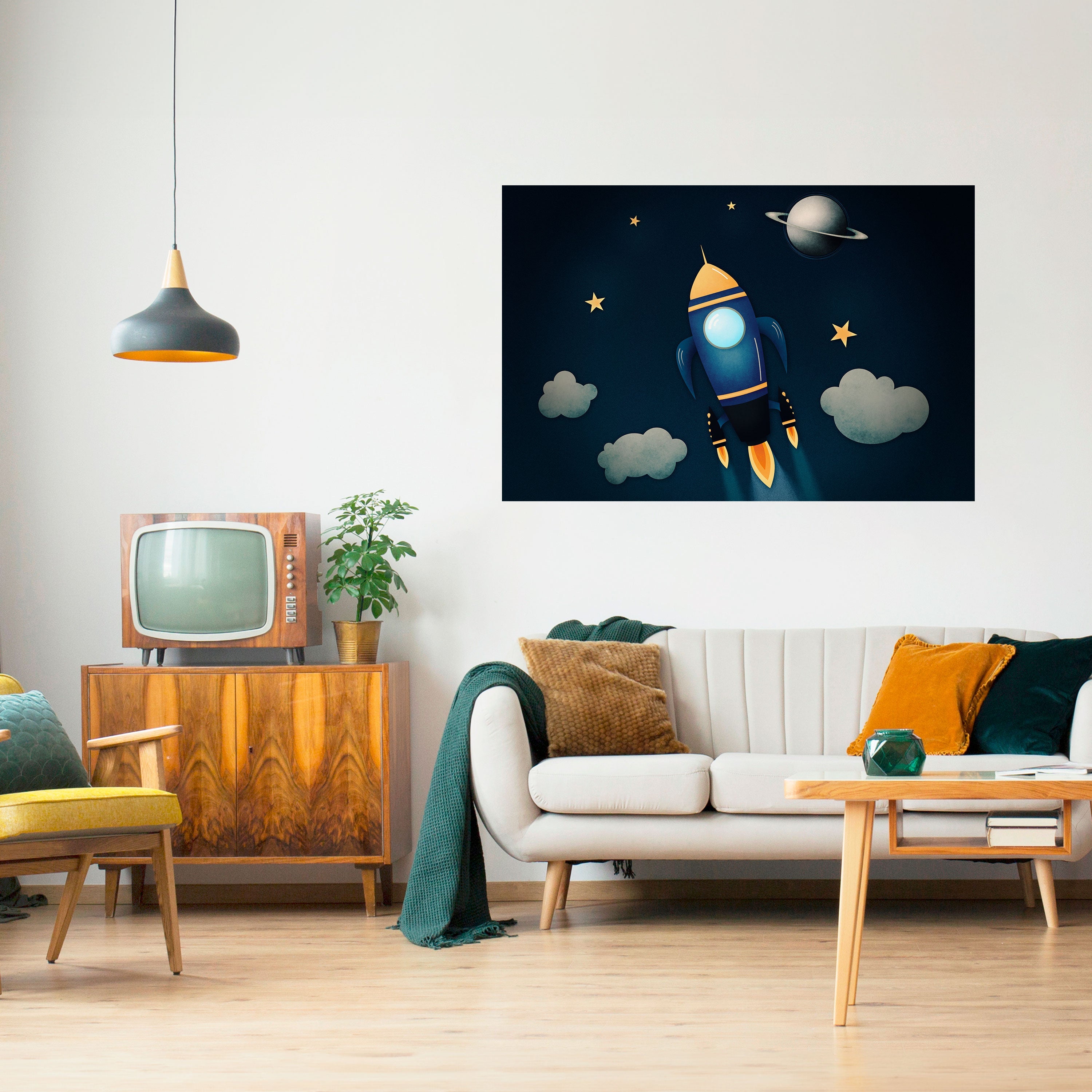 Affiche horizontale autocollante STELLAR SWING