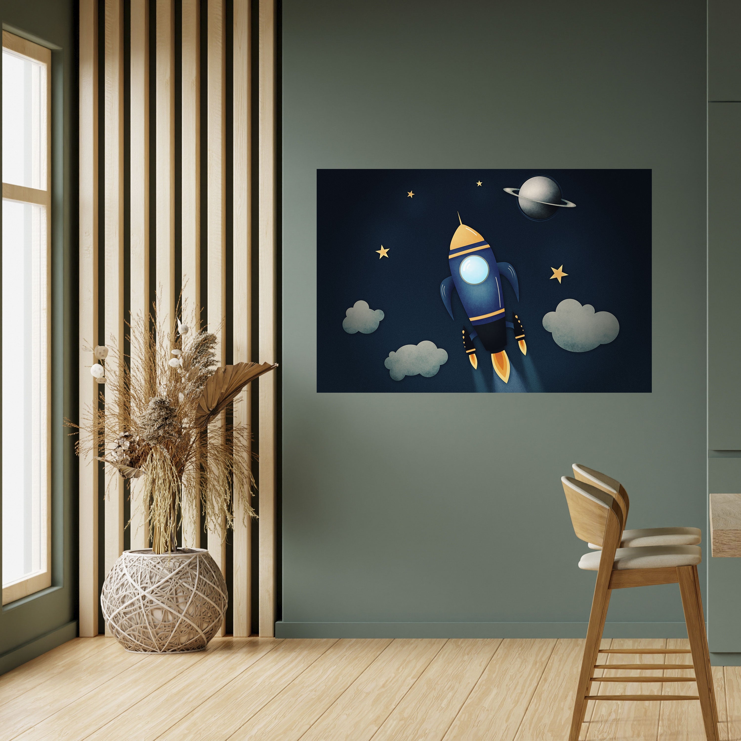 Affiche horizontale autocollante STELLAR SWING