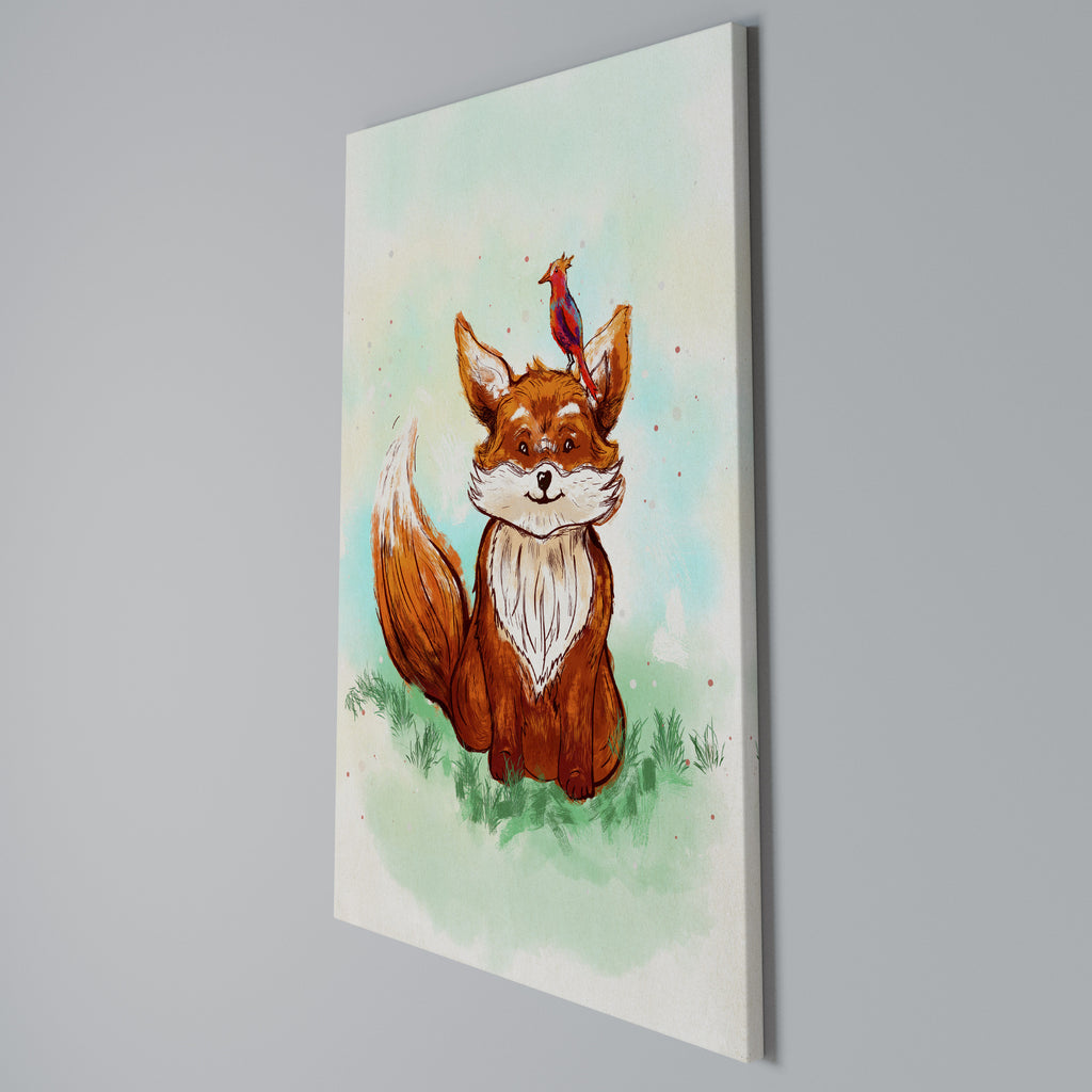 FOX FRIENDS Vertical Canvas Print