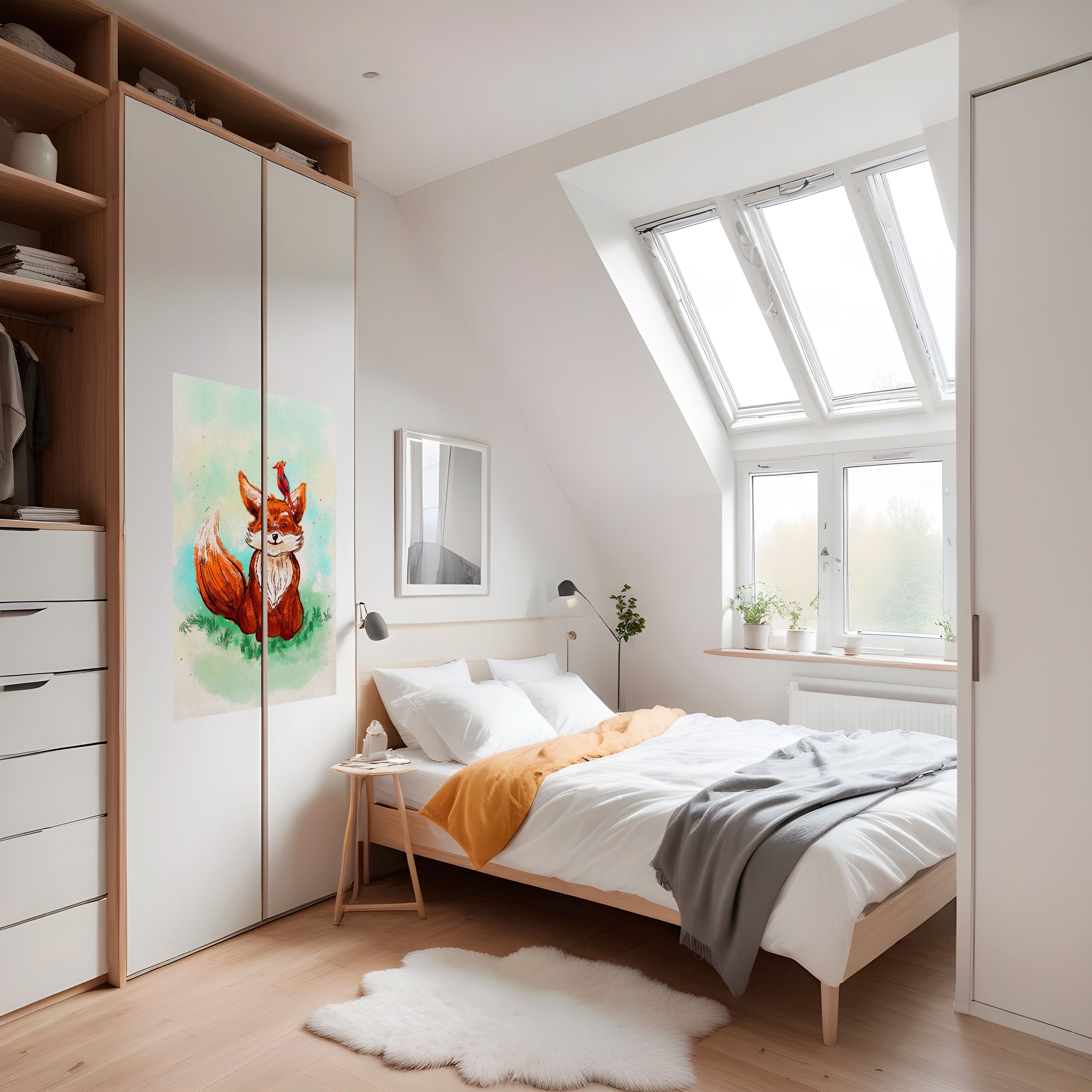 Affiche verticale autocollante FOX FRIENDS