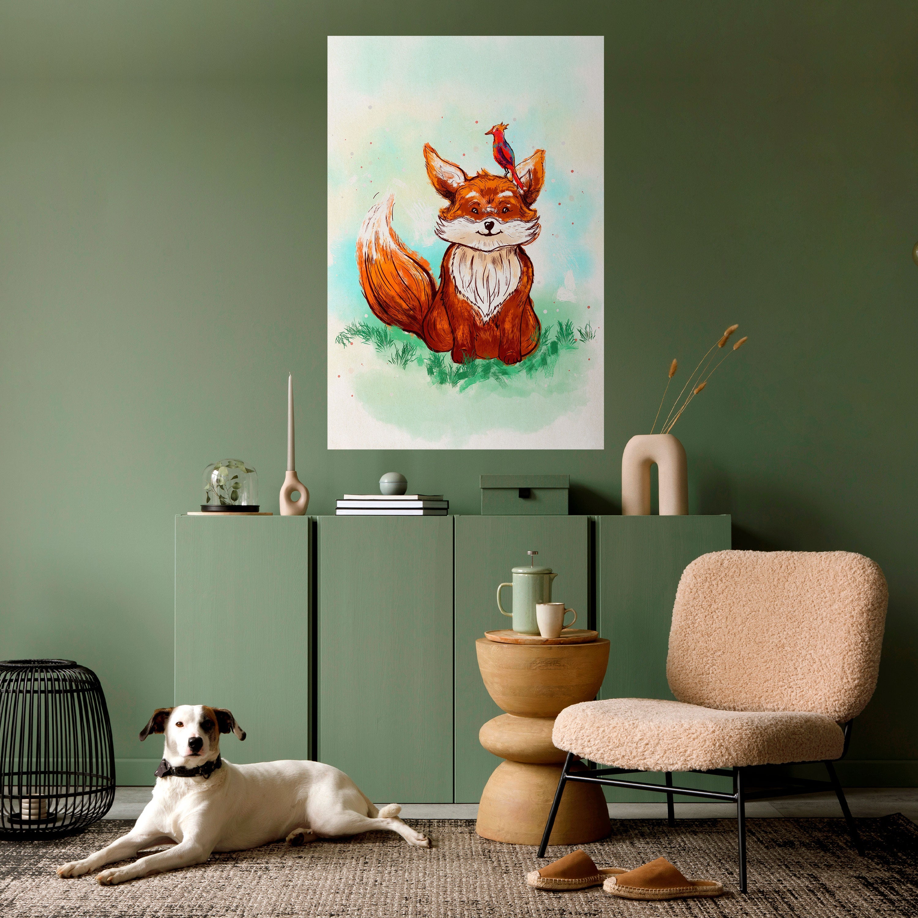 Affiche verticale autocollante FOX FRIENDS