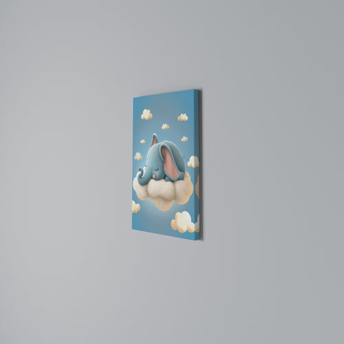 ELEPHANT DREAMS Vertical Canvas Print